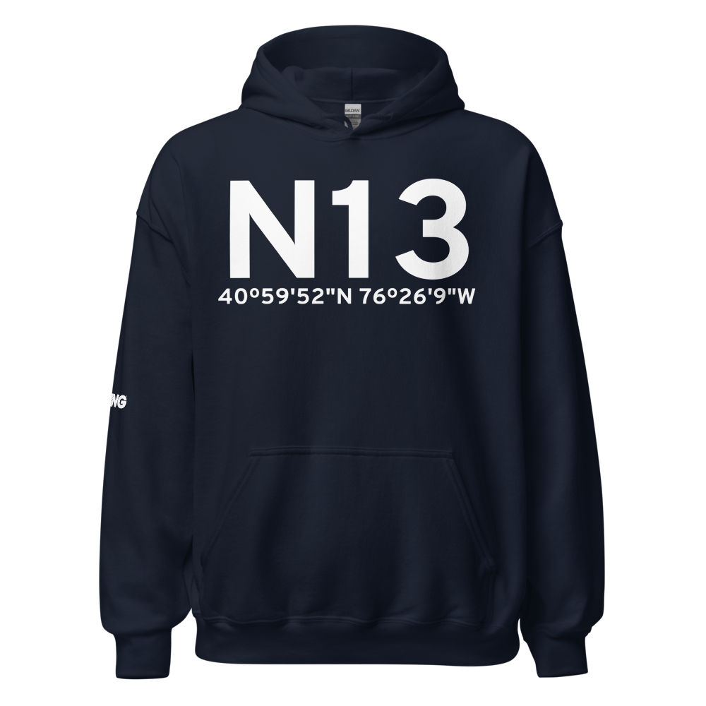 Bloomsburg (KN13) Airport Hoodie Sweatshirt 