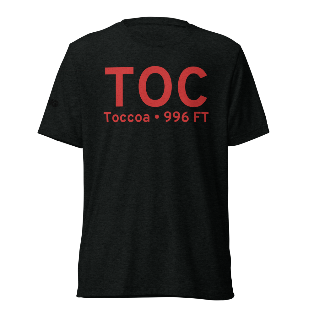 Toccoa (KTOC) Airport Tri-blend T-Shirt 