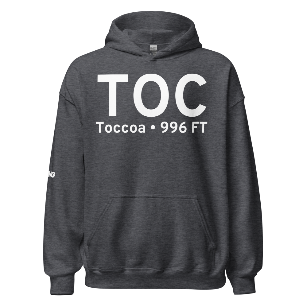 Toccoa (KTOC) Airport Hoodie Sweatshirt 