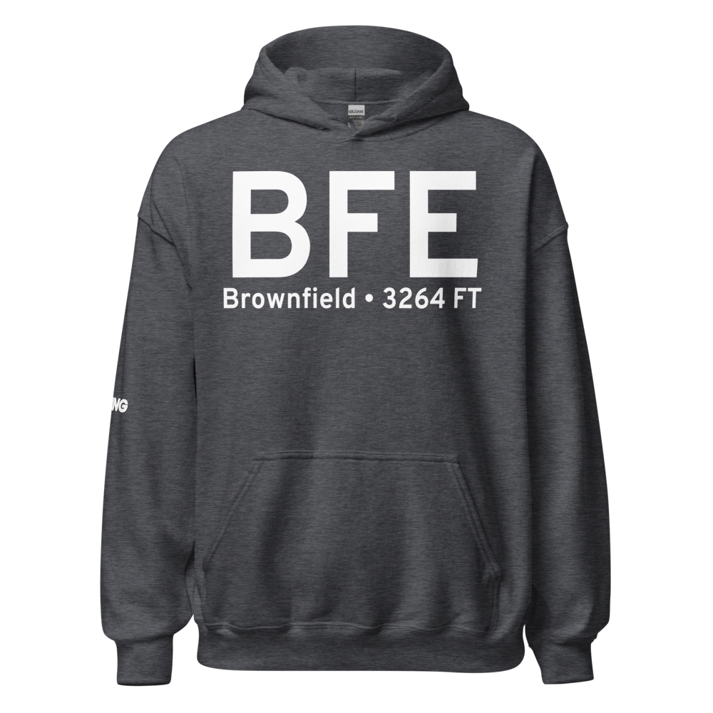 Brownfield (KBFE) Airport Hoodie Sweatshirt 