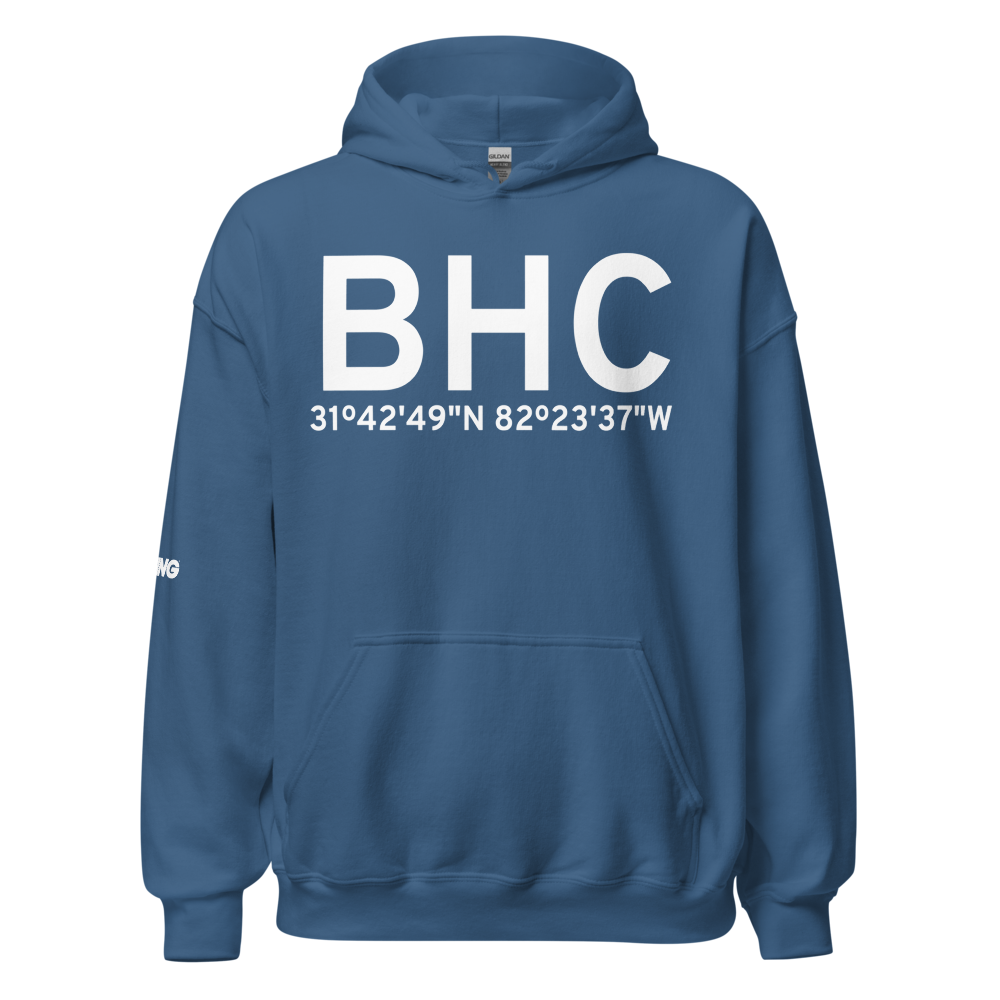 Baxley (KBHC) Airport Hoodie Sweatshirt 
