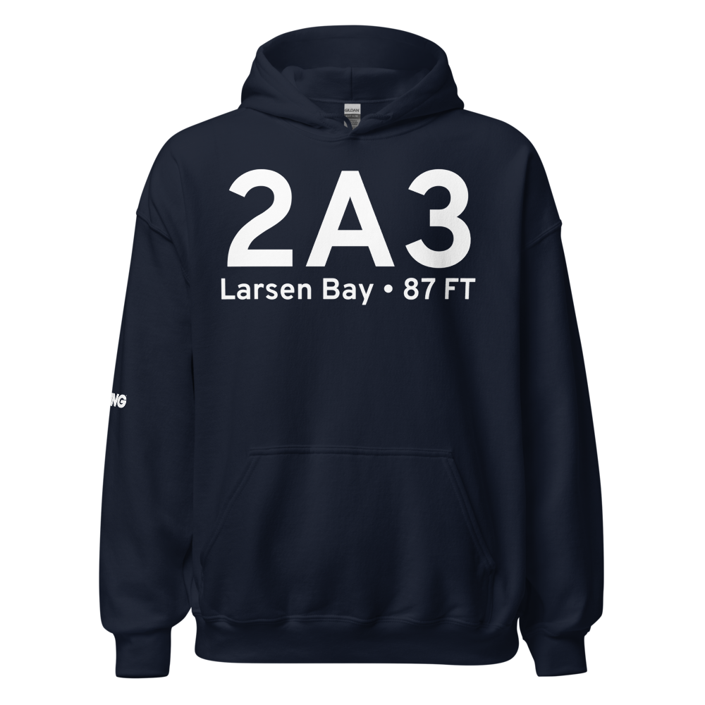 Larsen Bay (PALB) Airport Hoodie Sweatshirt 