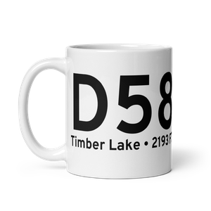 Timber Lake (D58) Airport Mug