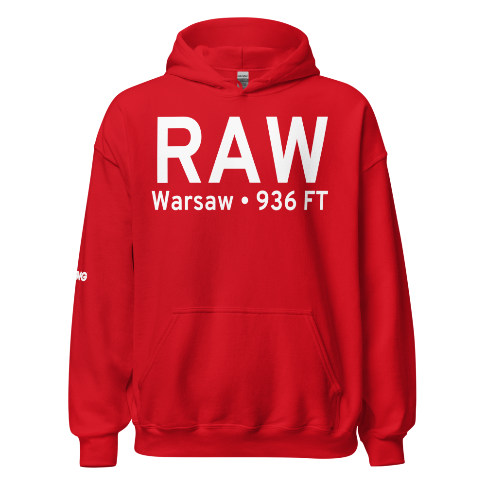 Warsaw (KRAW) Airport Hoodie Sweatshirt 