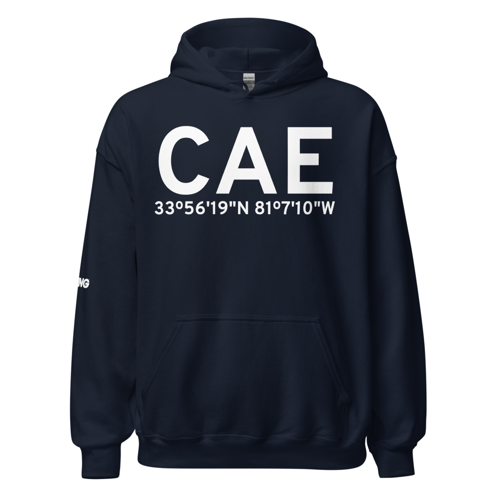 Columbia (KCAE) Airport Hoodie Sweatshirt 