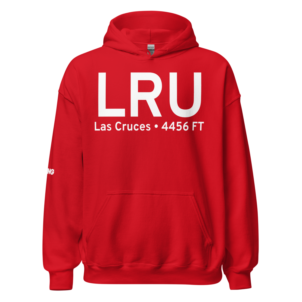 Las Cruces (KLRU) Airport Hoodie Sweatshirt 