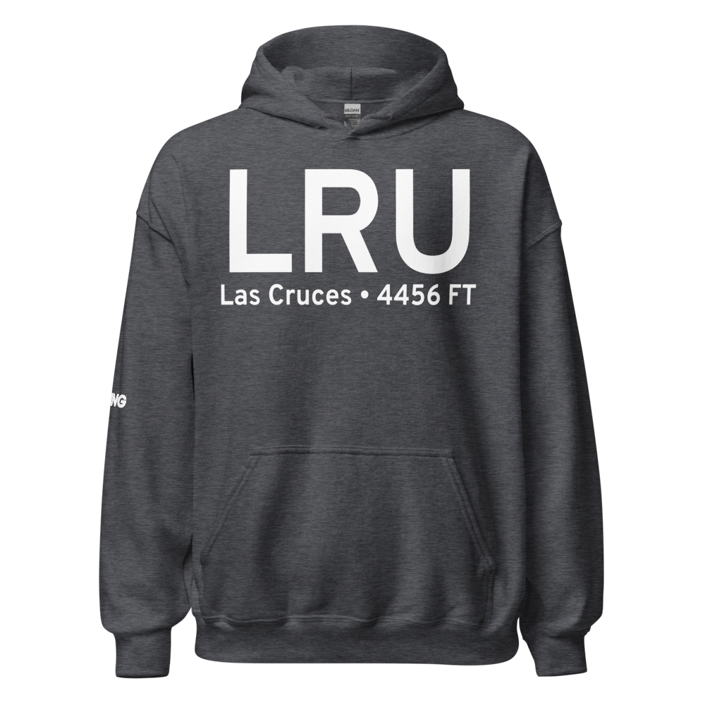 Las Cruces (KLRU) Airport Hoodie Sweatshirt 