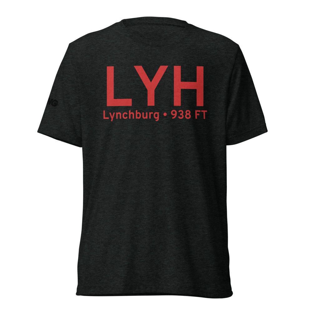 Lynchburg (KLYH) Airport Tri-blend T-Shirt 