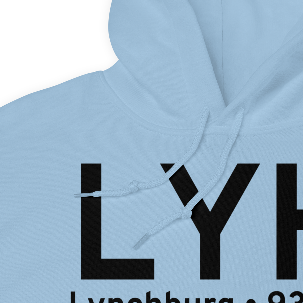 Lynchburg (KLYH) Airport Hoodie Sweatshirt 