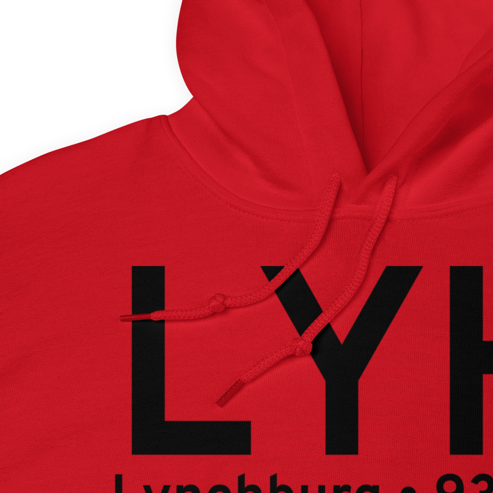 Lynchburg (KLYH) Airport Hoodie Sweatshirt 