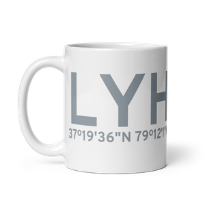 Lynchburg (KLYH) Airport Mug