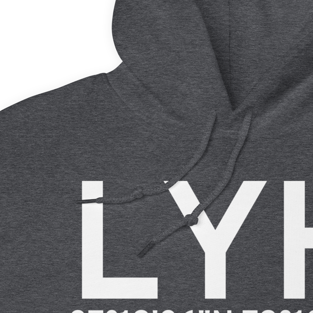 Lynchburg (KLYH) Airport Hoodie Sweatshirt 