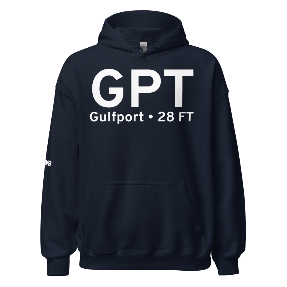 Gulfport (KGPT) Airport Hoodie Sweatshirt 