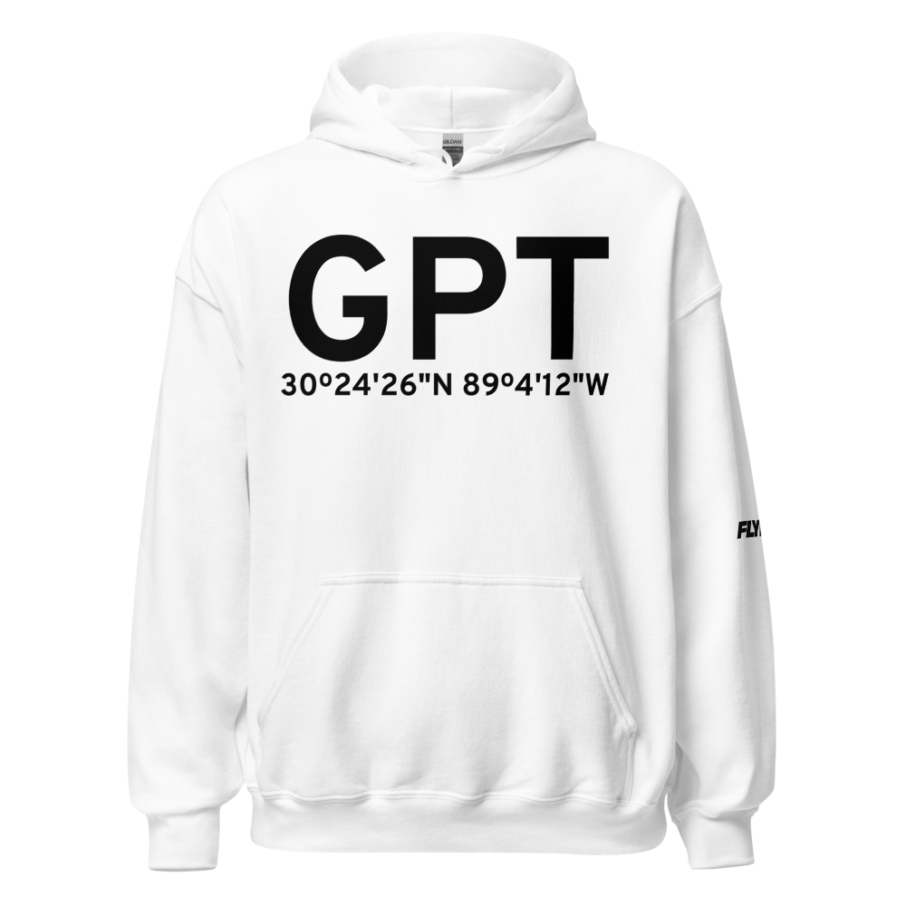 Gulfport (KGPT) Airport Hoodie Sweatshirt 