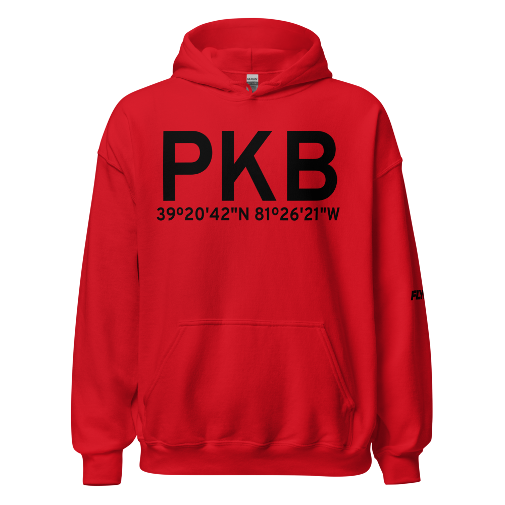 Parkersburg (KPKB) Airport Hoodie Sweatshirt 