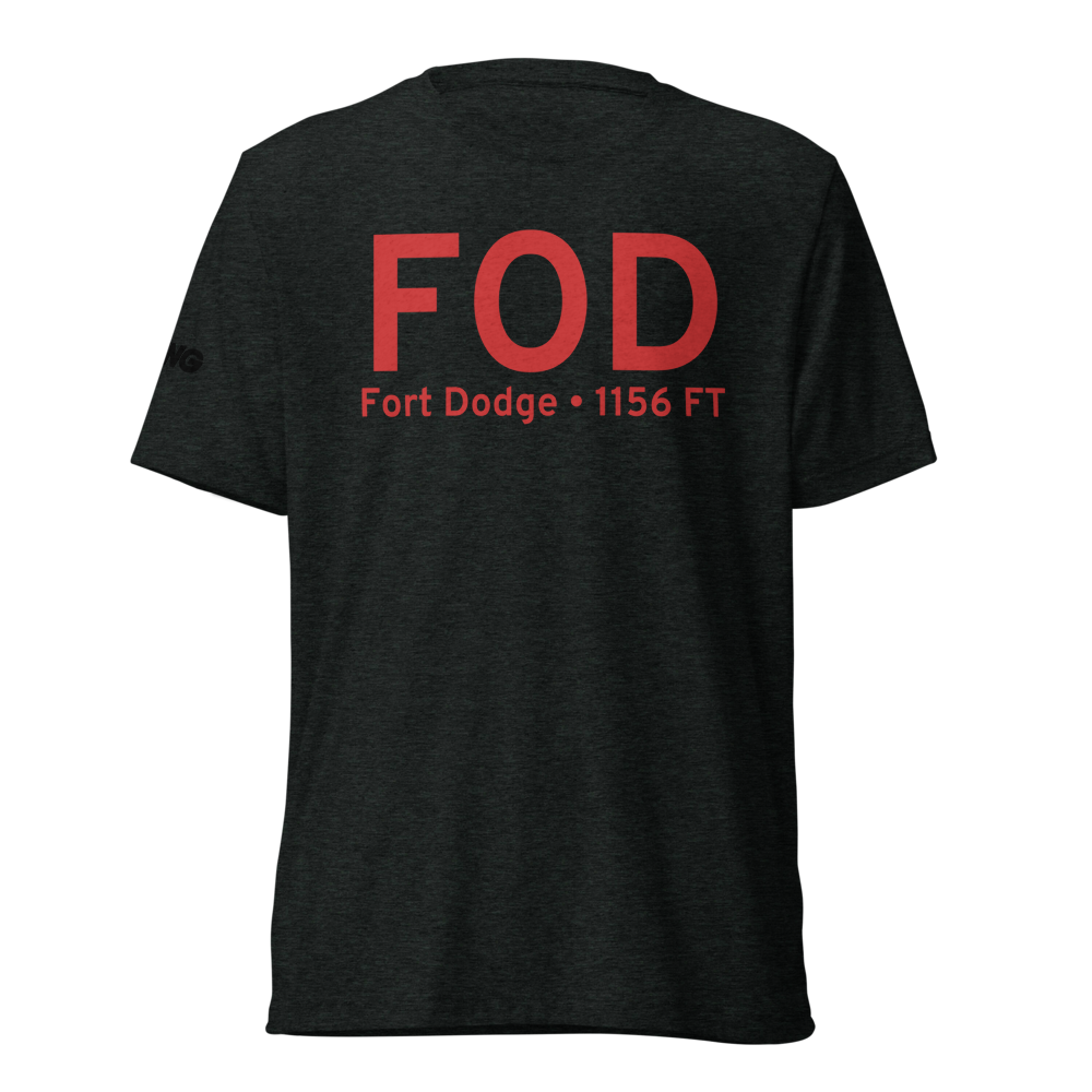 Fort Dodge (KFOD) Airport Tri-blend T-Shirt 