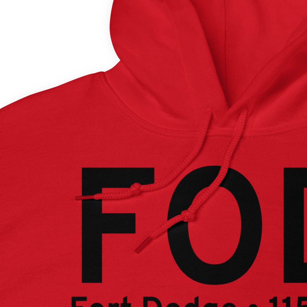 Fort Dodge (KFOD) Airport Hoodie Sweatshirt 