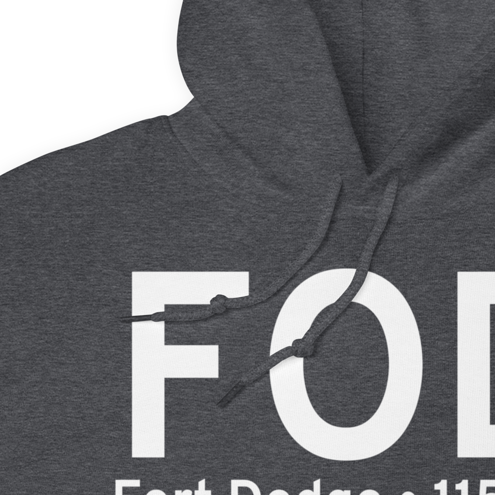 Fort Dodge (KFOD) Airport Hoodie Sweatshirt 