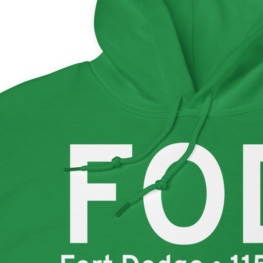 Fort Dodge (KFOD) Airport Hoodie Sweatshirt 