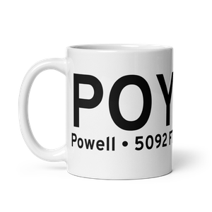 Powell (KPOY) Airport Mug