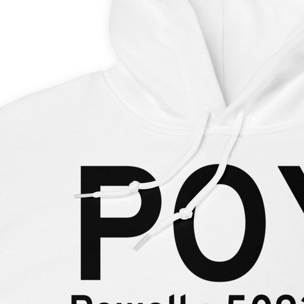 Powell (KPOY) Airport Hoodie Sweatshirt 