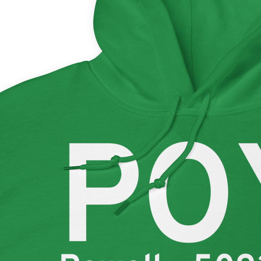 Powell (KPOY) Airport Hoodie Sweatshirt 