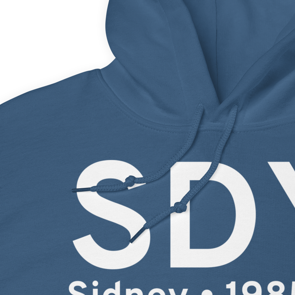 Sidney (KSDY) Airport Hoodie Sweatshirt 