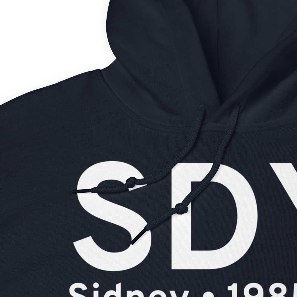 Sidney (KSDY) Airport Hoodie Sweatshirt 