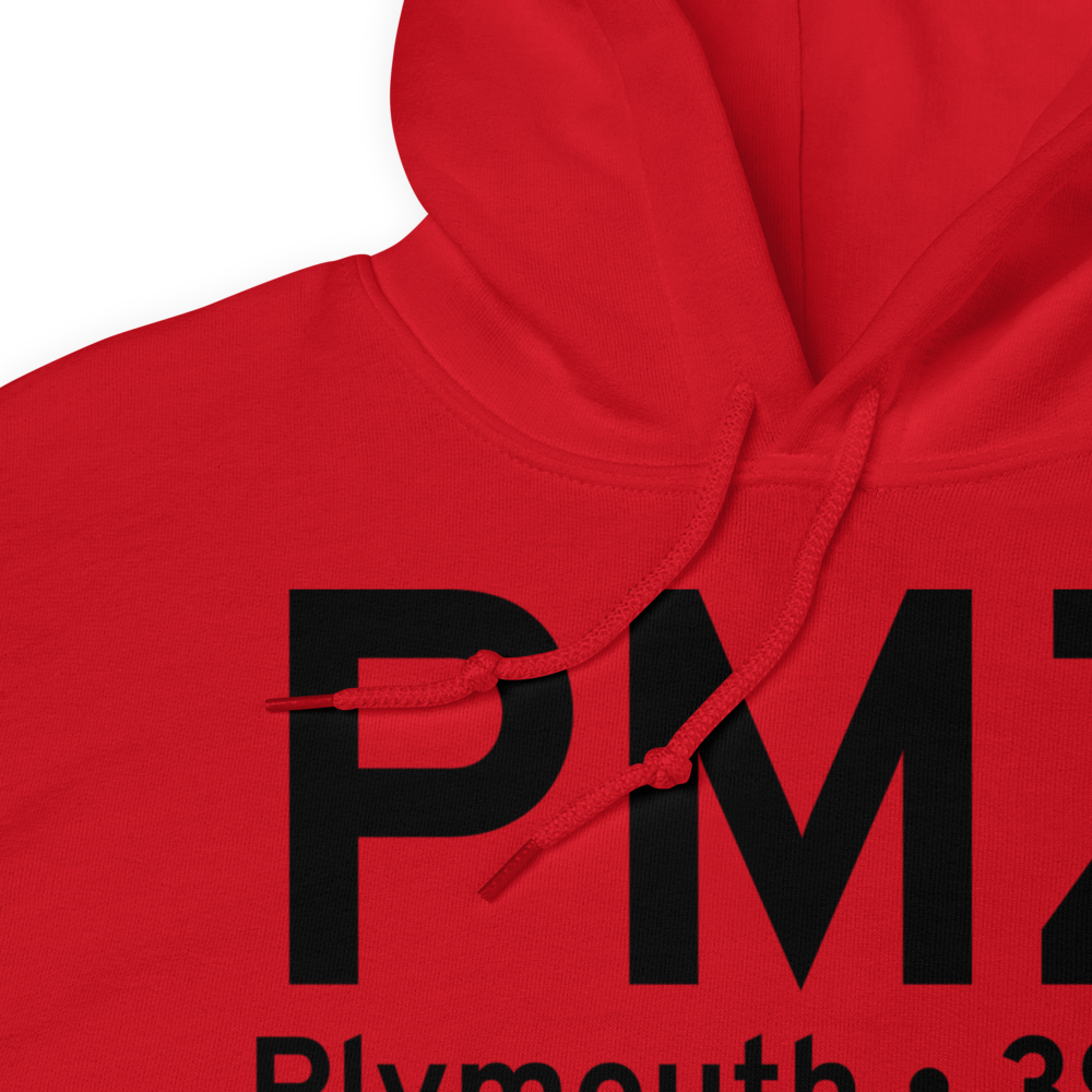 Plymouth (KPMZ) Airport Hoodie Sweatshirt 