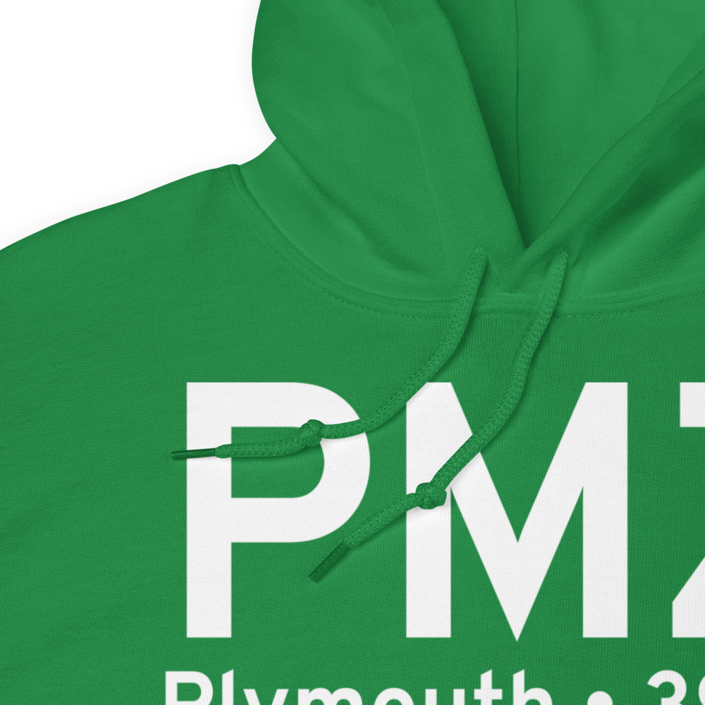 Plymouth (KPMZ) Airport Hoodie Sweatshirt 
