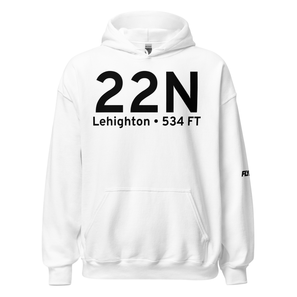 Lehighton (K22N) Airport Hoodie Sweatshirt 