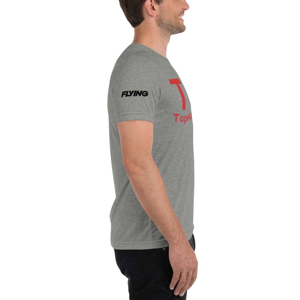 Topeka (KTOP) Airport Tri-blend T-Shirt 