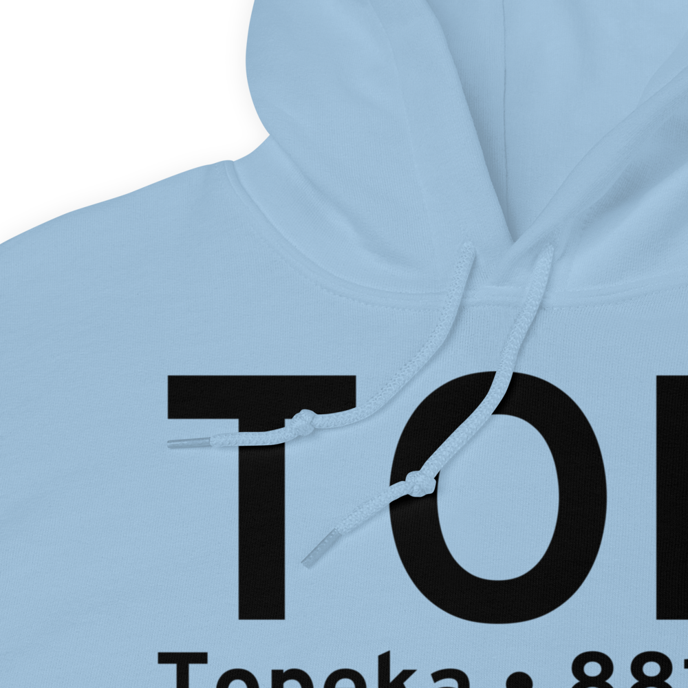 Topeka (KTOP) Airport Hoodie Sweatshirt 