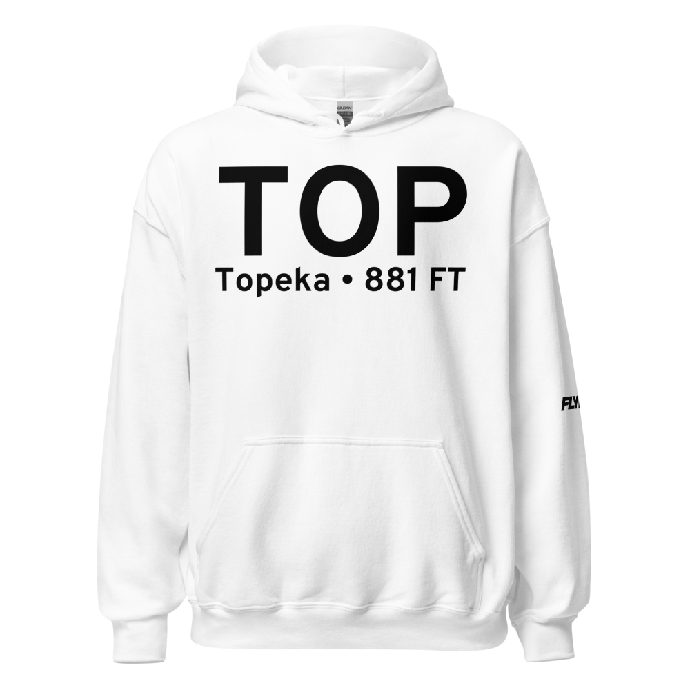 Topeka (KTOP) Airport Hoodie Sweatshirt 
