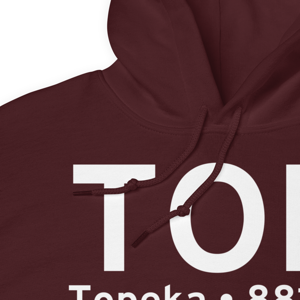 Topeka (KTOP) Airport Hoodie Sweatshirt 