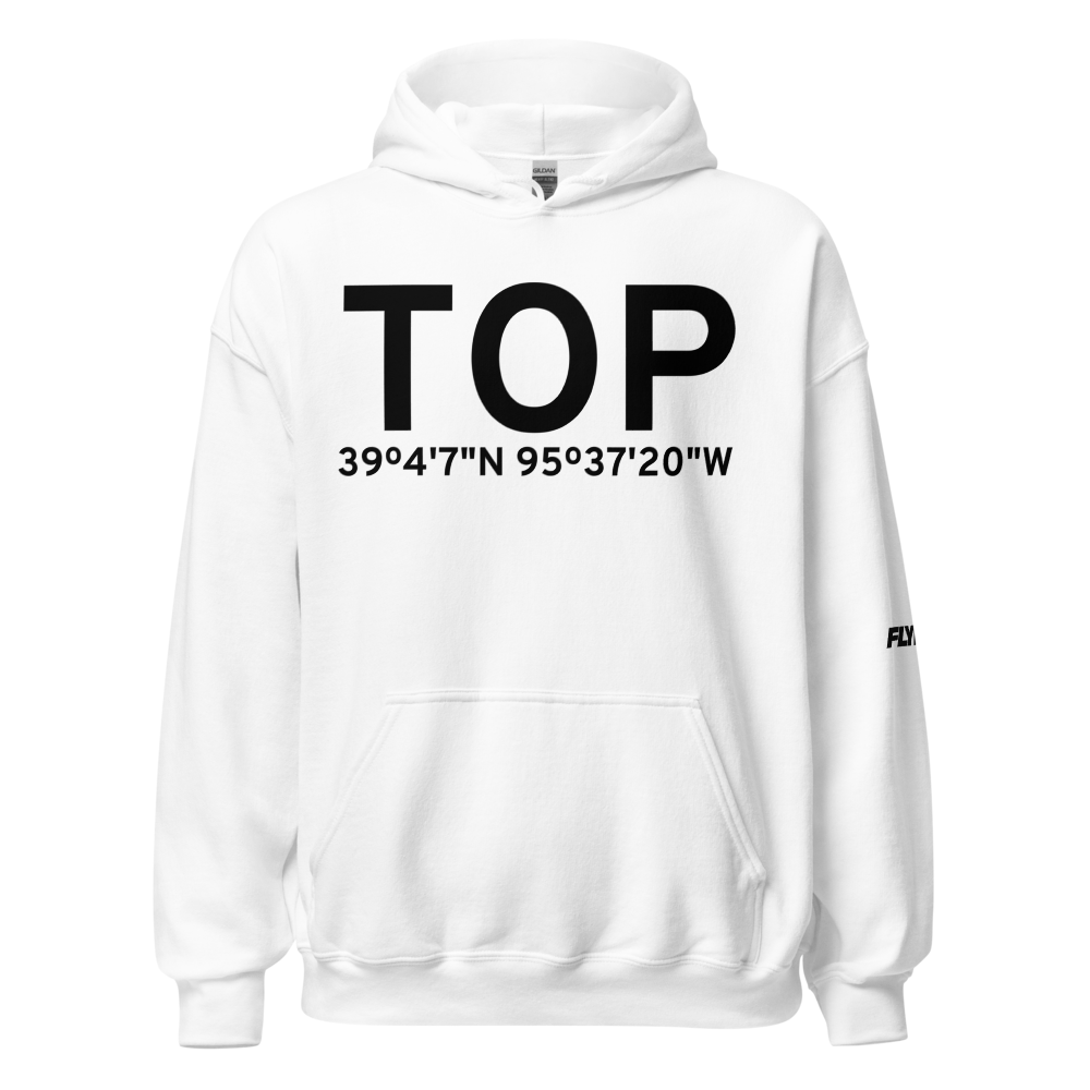 Topeka (KTOP) Airport Hoodie Sweatshirt 