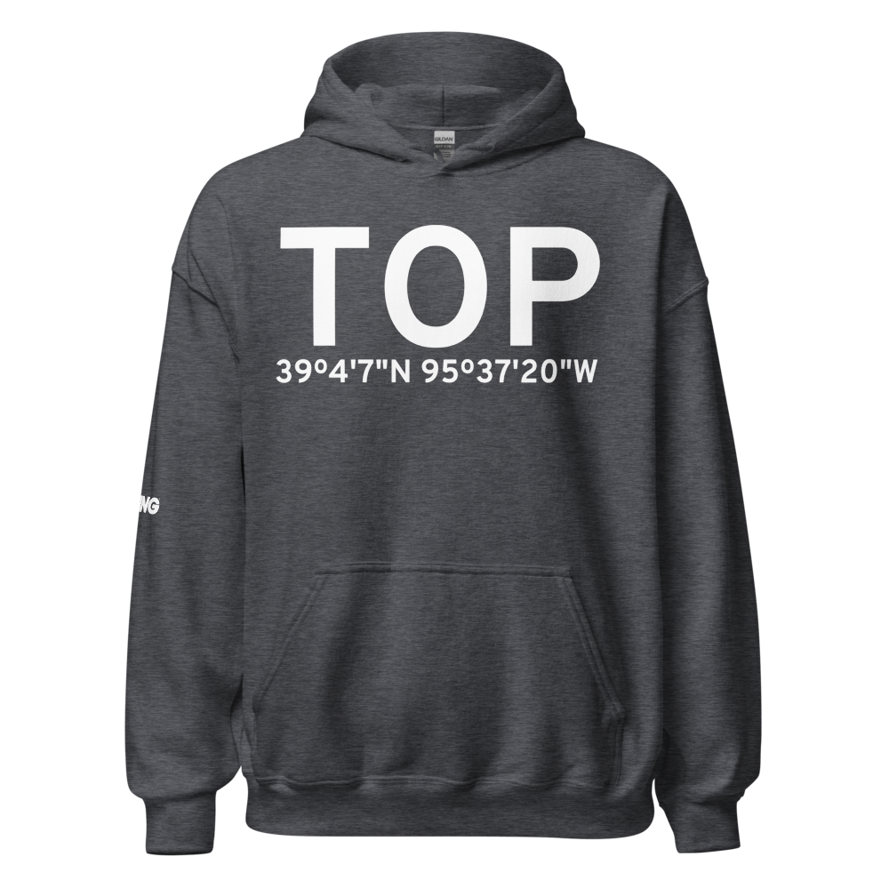 Topeka (KTOP) Airport Hoodie Sweatshirt 