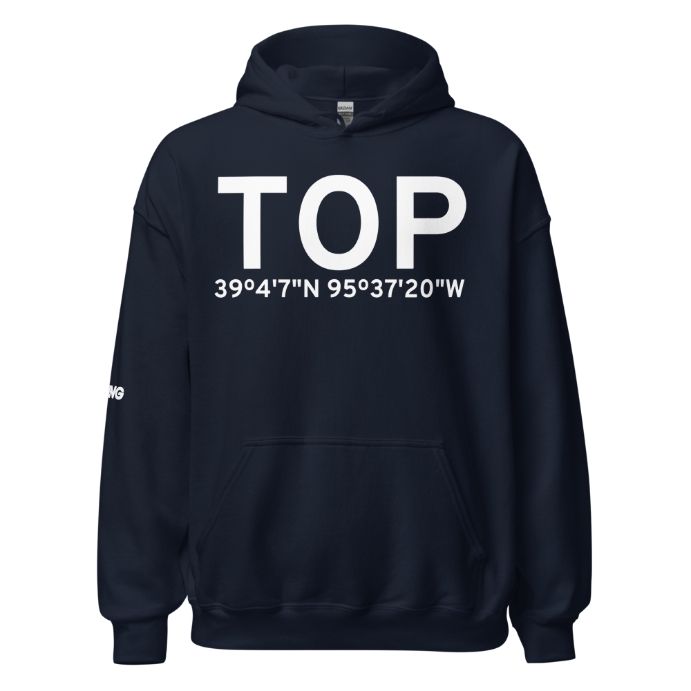 Topeka (KTOP) Airport Hoodie Sweatshirt 