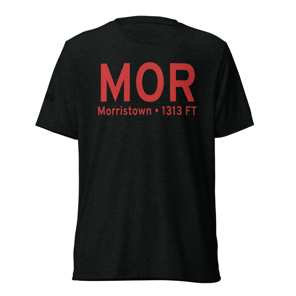 Morristown (KMOR) Airport Tri-blend T-Shirt 