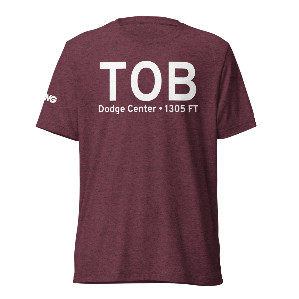 Dodge Center (KTOB) Airport Tri-blend T-Shirt 