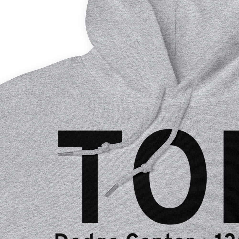 Dodge Center (KTOB) Airport Hoodie Sweatshirt 