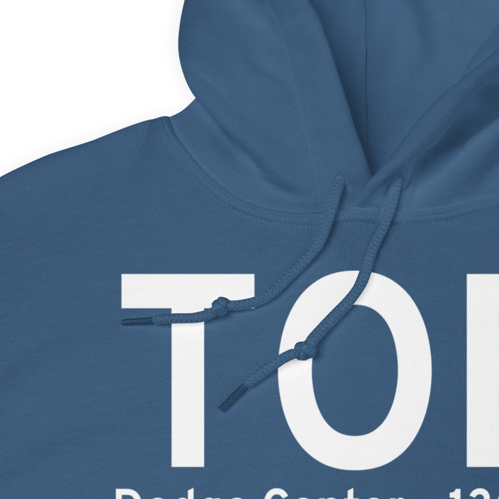 Dodge Center (KTOB) Airport Hoodie Sweatshirt 