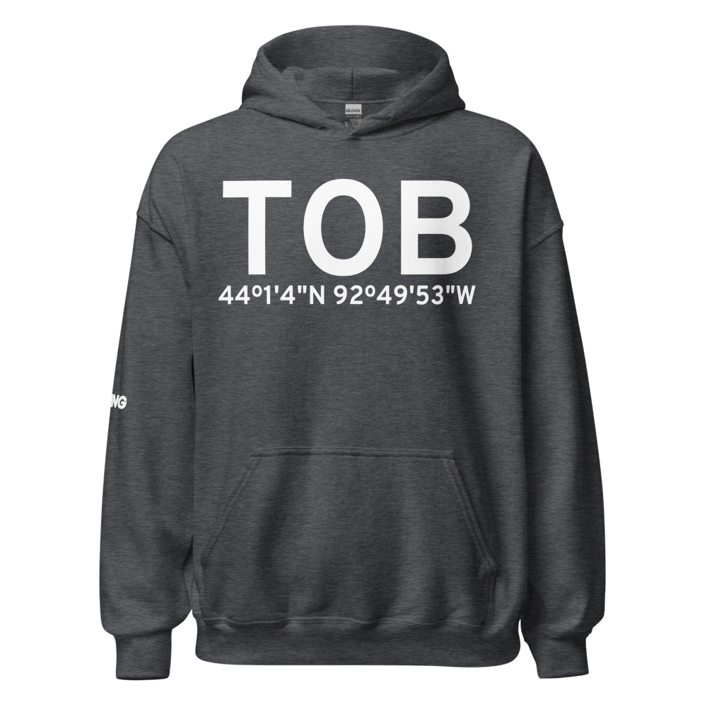 Dodge Center (KTOB) Airport Hoodie Sweatshirt 