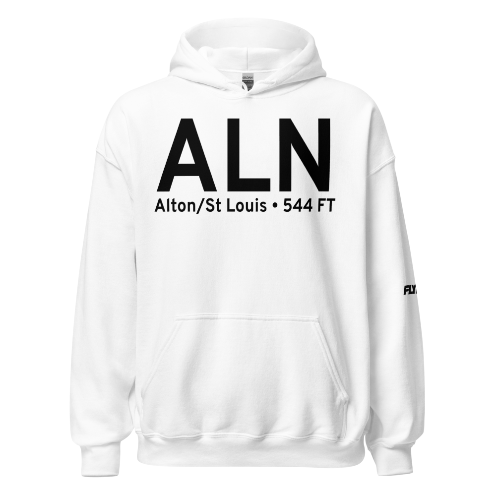 Alton/St Louis (KALN) Airport Hoodie Sweatshirt 