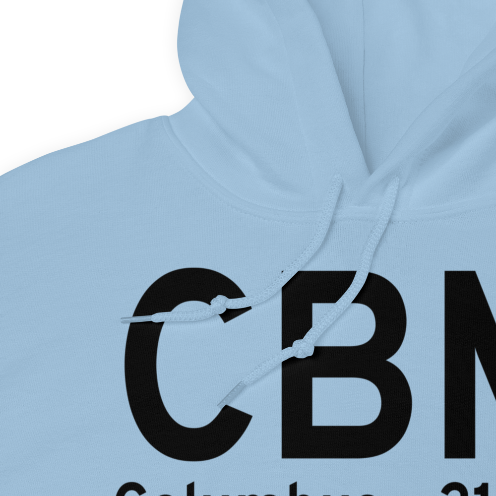 Columbus (KCBM) Airport Hoodie Sweatshirt 