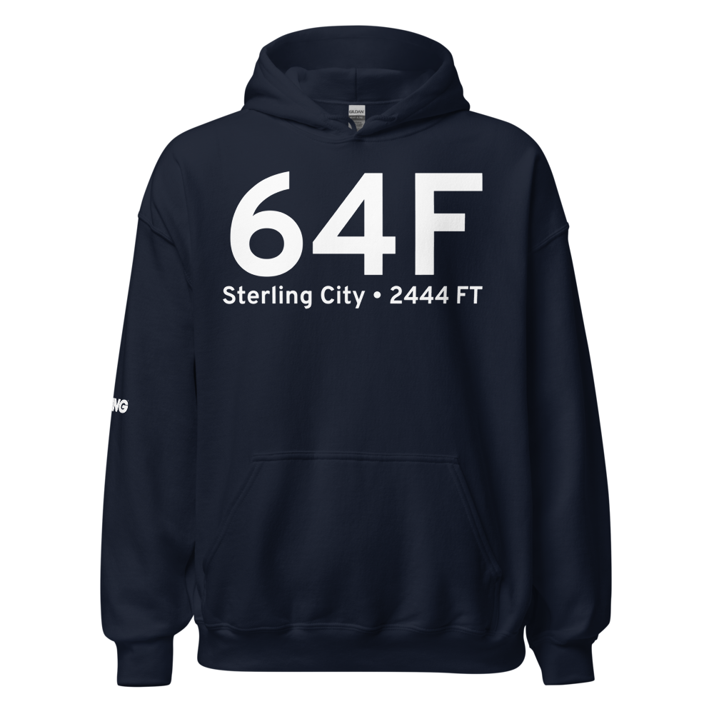 Sterling City (64F) Airport Hoodie Sweatshirt 