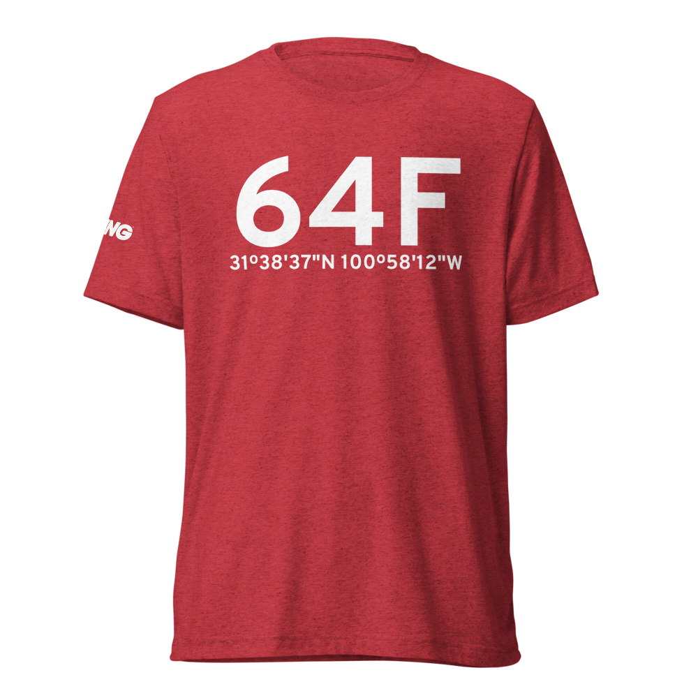 Sterling City (64F) Airport Tri-blend T-Shirt 
