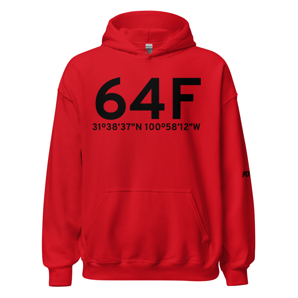 Sterling City (64F) Airport Hoodie Sweatshirt 