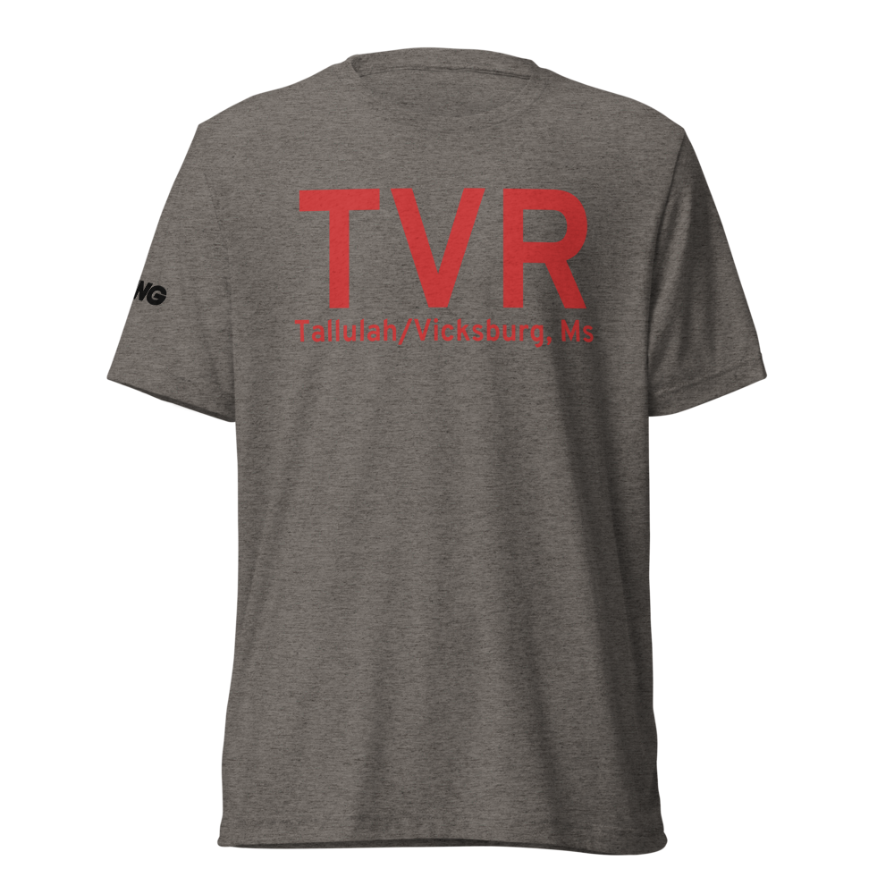Tallulah/Vicksburg, Ms (KTVR) Airport Tri-blend T-Shirt 