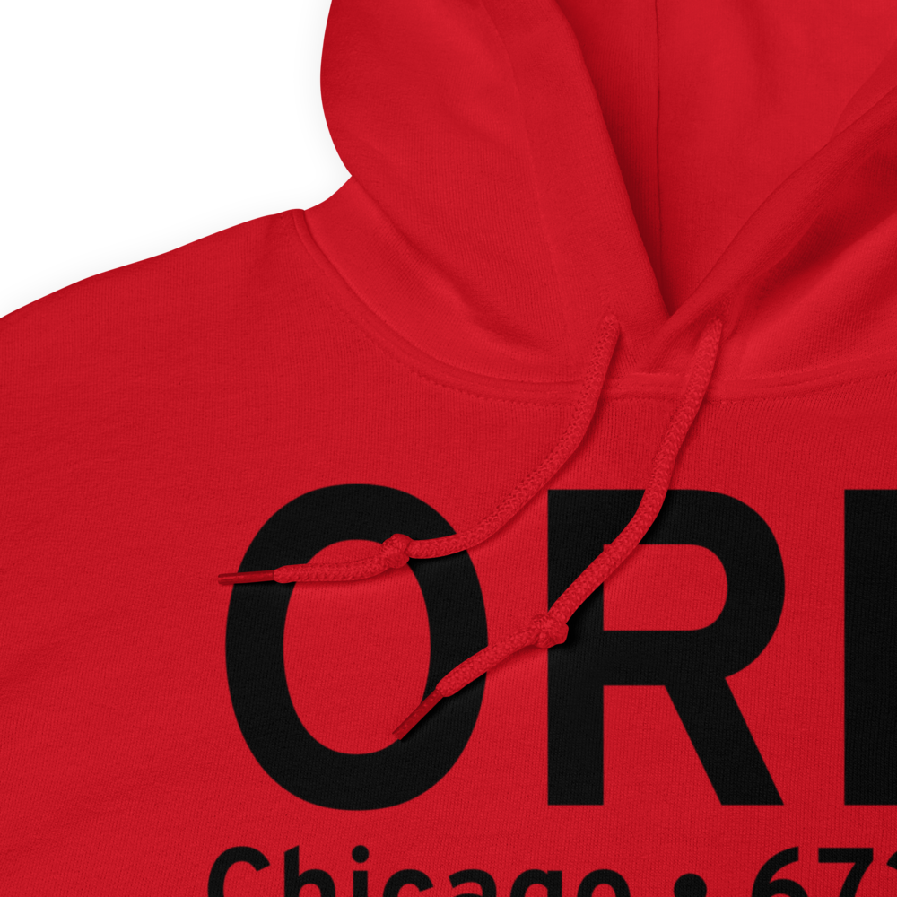 Chicago (KORD) Airport Hoodie Sweatshirt 